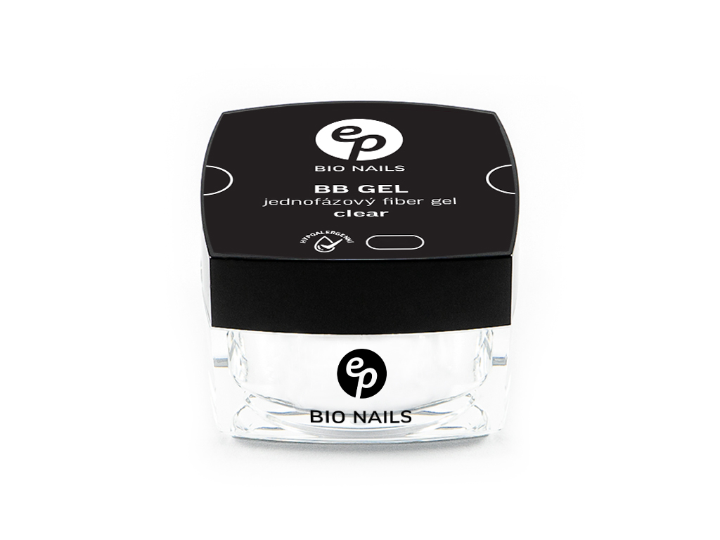 BIO NAILS BB gel FIBER CLEAR jednofázový hypoalergenní Objemy: 100 ml