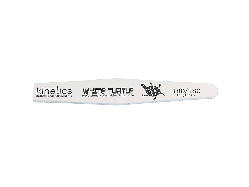 Levně KINETICS White Turtle Pilník profi 180/180 edge bílý