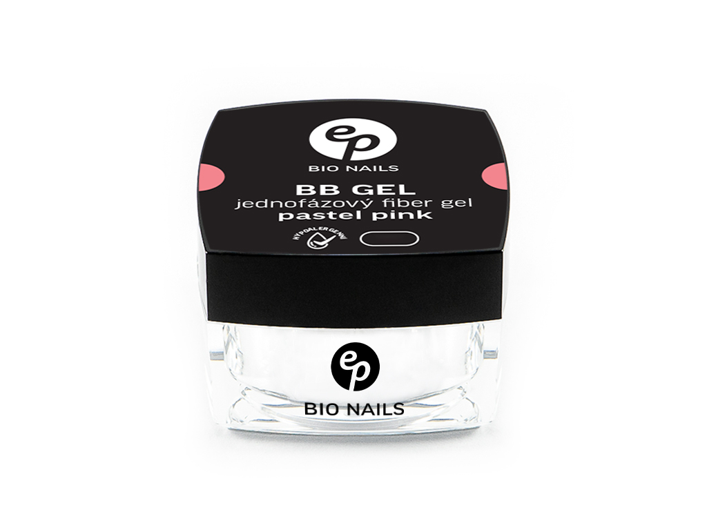 BIO NAILS BB gel FIBER PASTEL PINK jednofázový hypoalergenní Objemy: 30 ml