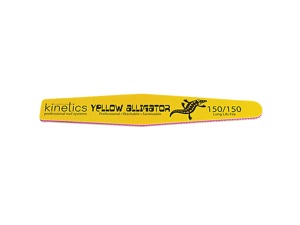 Levně KINETICS Yellow Alligator Pilník profi 150/150 edge žlutý