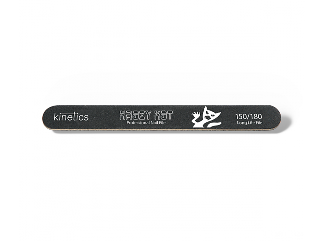 Levně KINETICS Krazy Kat Pilník profi 150/180 tenký rovný šedý