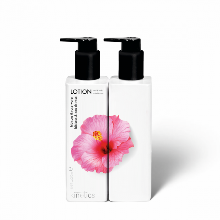 Levně Kinetics Krém na ruce a tělo HIBISCUS & ROSE WATER 250 ml