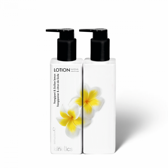 Levně Kinetics Krém na ruce a tělo FRANGIPANI & SICILIAN LEMON 250 ml