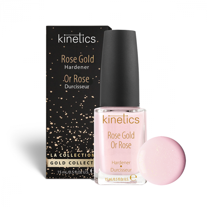 Levně Kinetics ROSE GOLD zpevňovač nehtů 15 ml