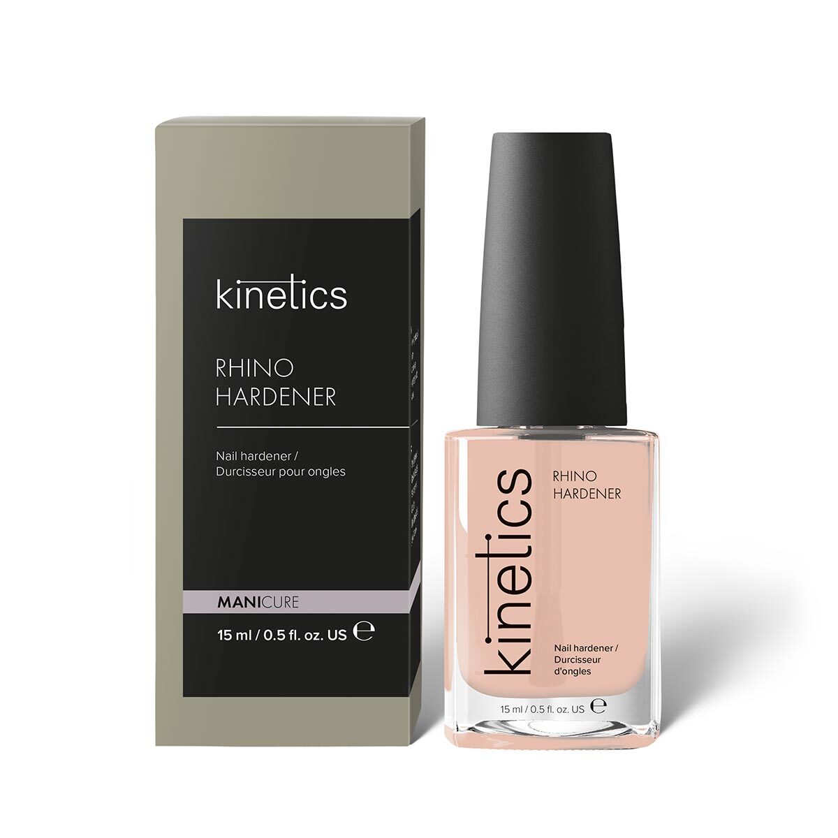 Levně Kinetics NANO RHINO výživný a regenerační lak na nehty 15 ml
