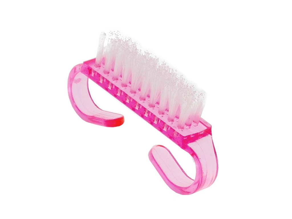 Levně BIO NAILS Kartáček na nehty malý Barva: růžová