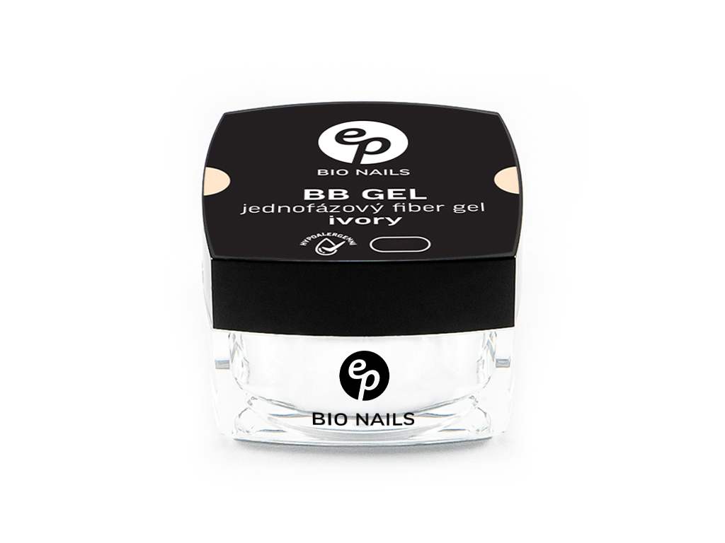 BIO NAILS BB gel FIBER IVORY jednofázový hypoalergenní Objemy: 15 ml