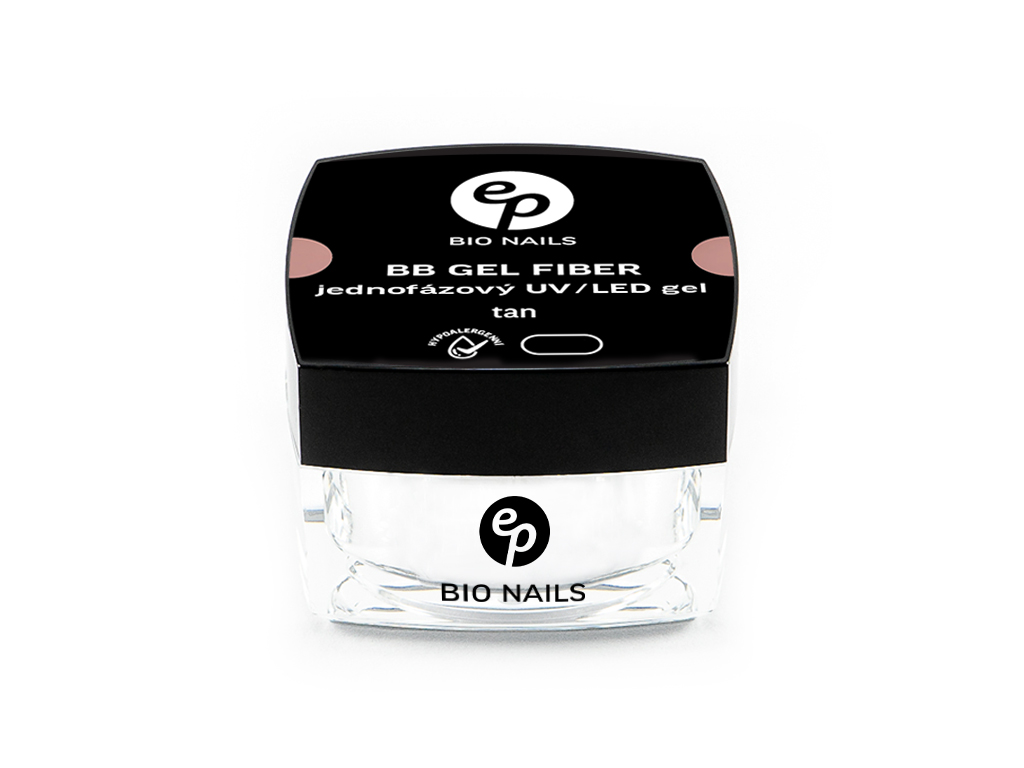 BIO NAILS BB gel FIBER TAN jednofázový hypoalergenní Objemy: 15 ml