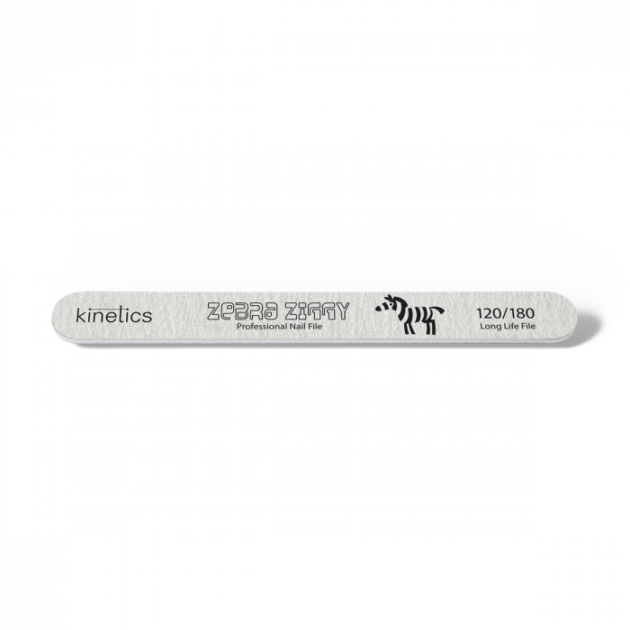 Levně KINETICS Zebra Ziggy Pilník profi 120/180 zebra rovný šedý