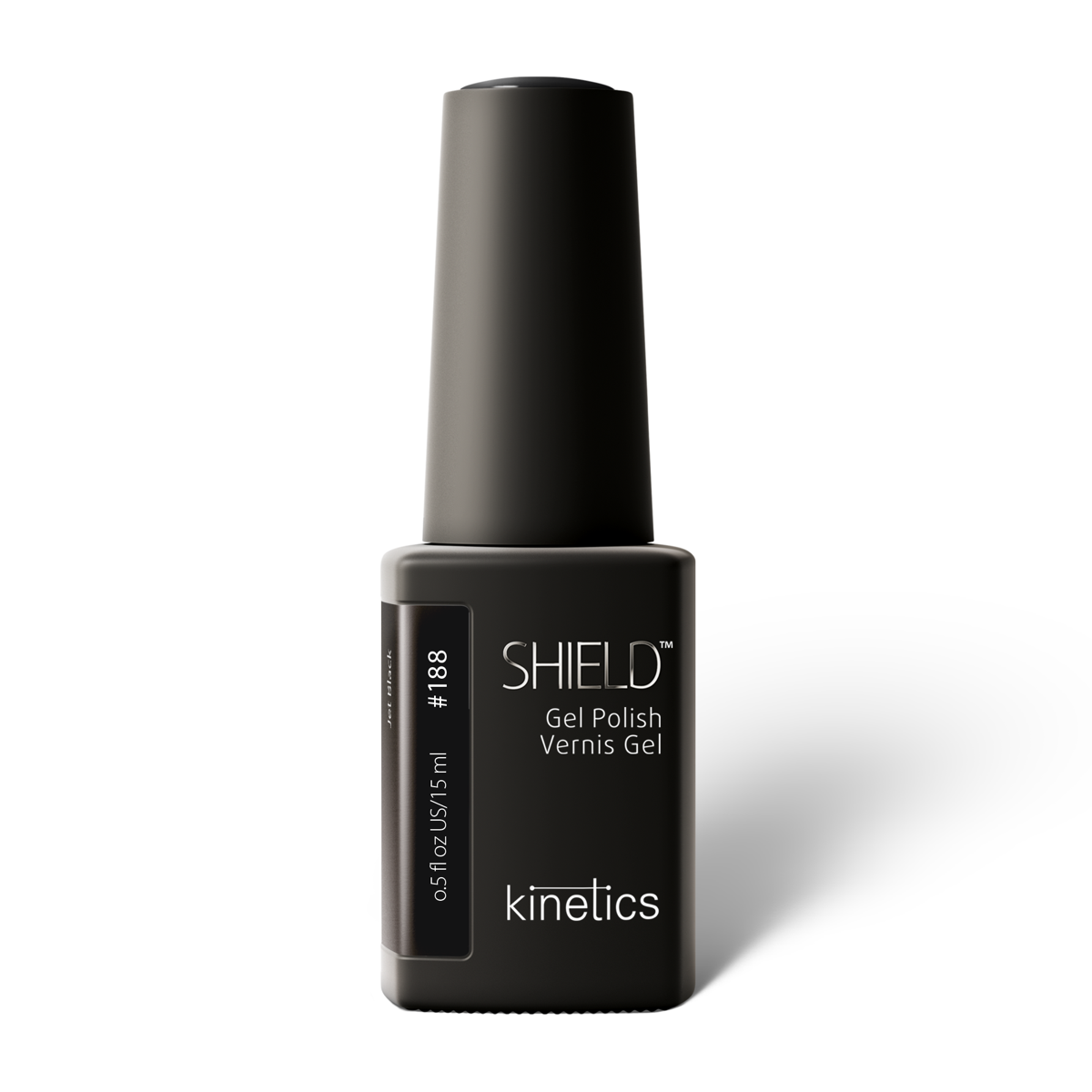 Kinetics Gel lak Shield #188 Jet Black 15ml