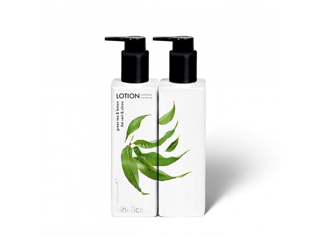 Levně Kinetics Krém na ruce a tělo GREEN TEA & LEMON 250 ml