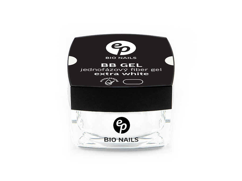 BIO NAILS BB gel FIBER EXTRA WHITE jednofázový hypoalergenní Objemy: 5 ml