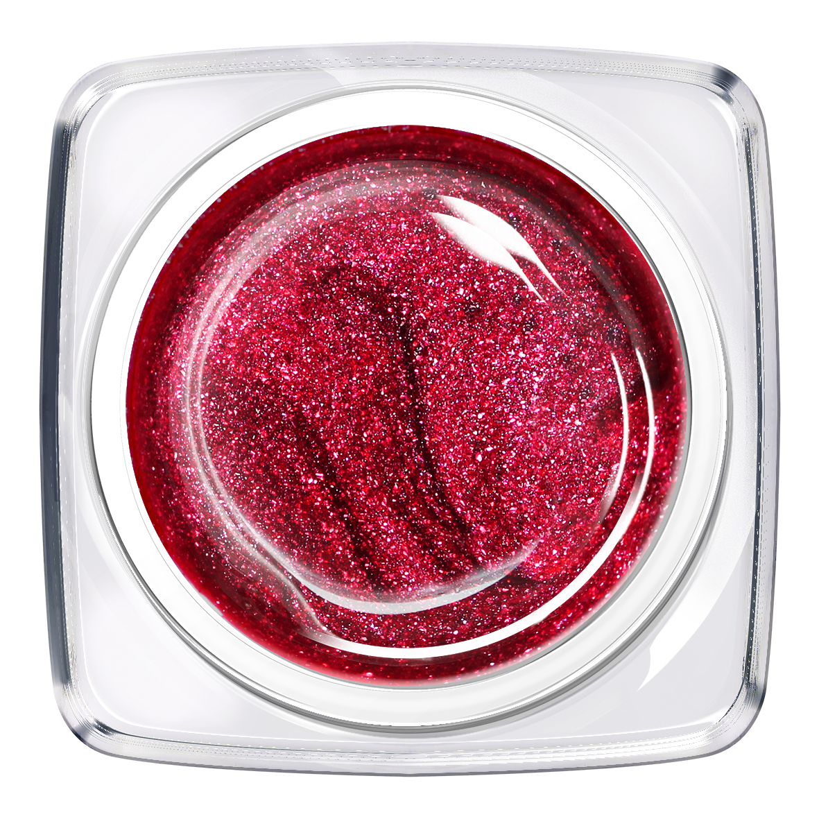 Levně BIO NAILS CHARM barevný gel 80209 Glitter Wine Red 5 ml