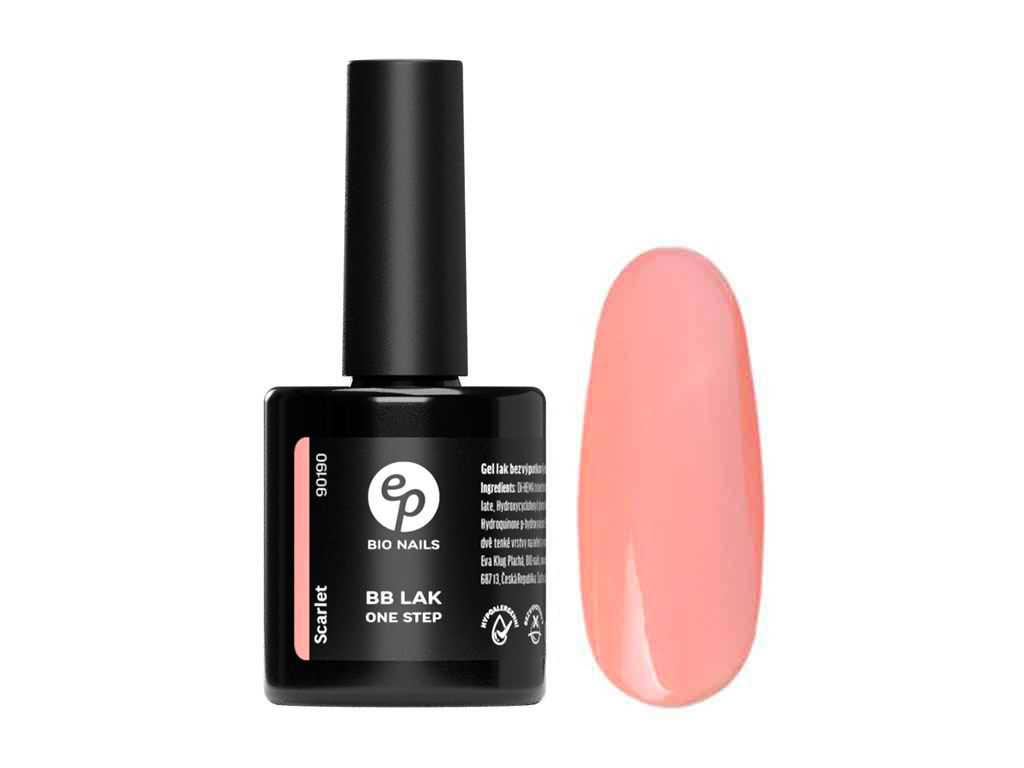 Levně BIO NAILS BB gel lak one step SCARLET 7,5 ml