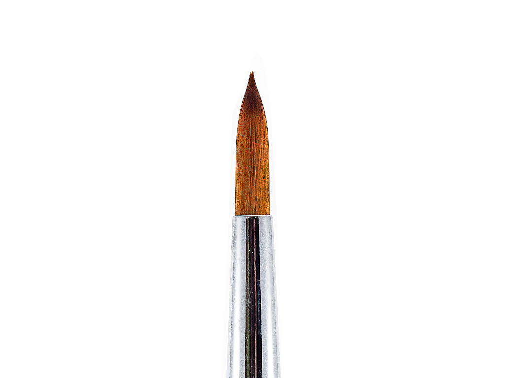 Levně BIO NAILS Štětec na akryl č.8 kulatý s krystaly
