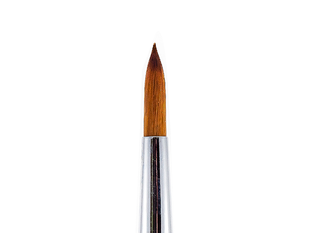 Levně BIO NAILS Štětec na akryl č.10 kulatý s krystaly