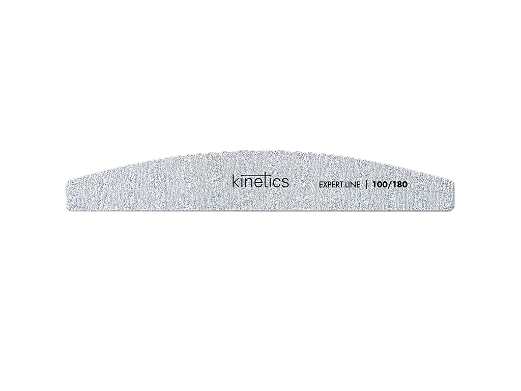 Levně KINETICS Pilník profi 100/180 zebra Expert line půlměsíc šedý
