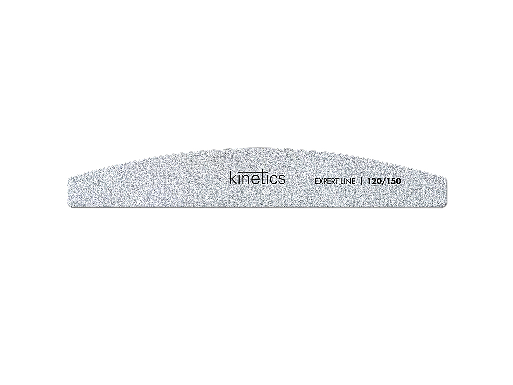 Levně KINETICS Pilník profi 120/150 zebra Expert line půlměsíc šedý
