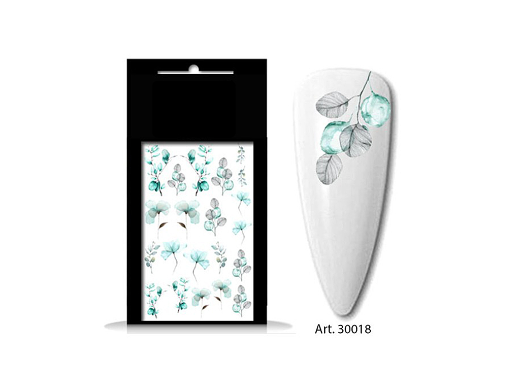 Levně BIO NAILS BIO-nails vodolepka 30018 květy