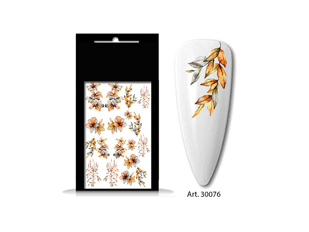 Levně BIO NAILS BIO-nails vodolepka 30076 květy