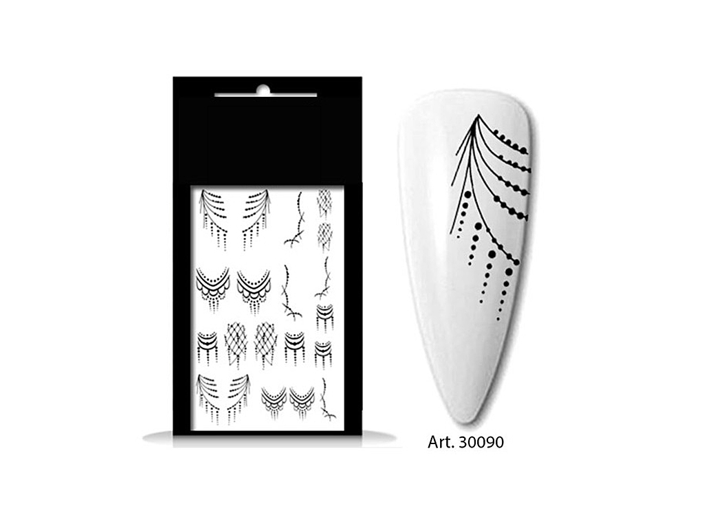 Levně BIO NAILS BIO-nails vodolepka 30090 ornament