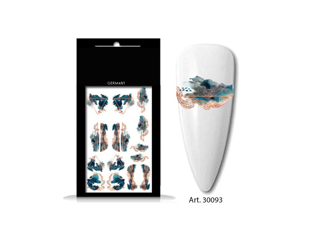 Levně BIO NAILS BIO-nails vodolepka 30093 ornament