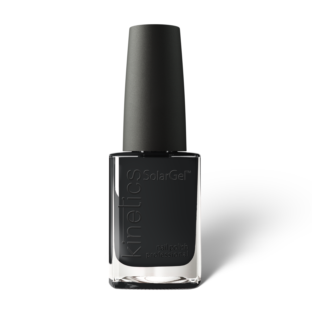 Levně Kinetics Lak na nehty Solargel #188 Jet Black 15 ml