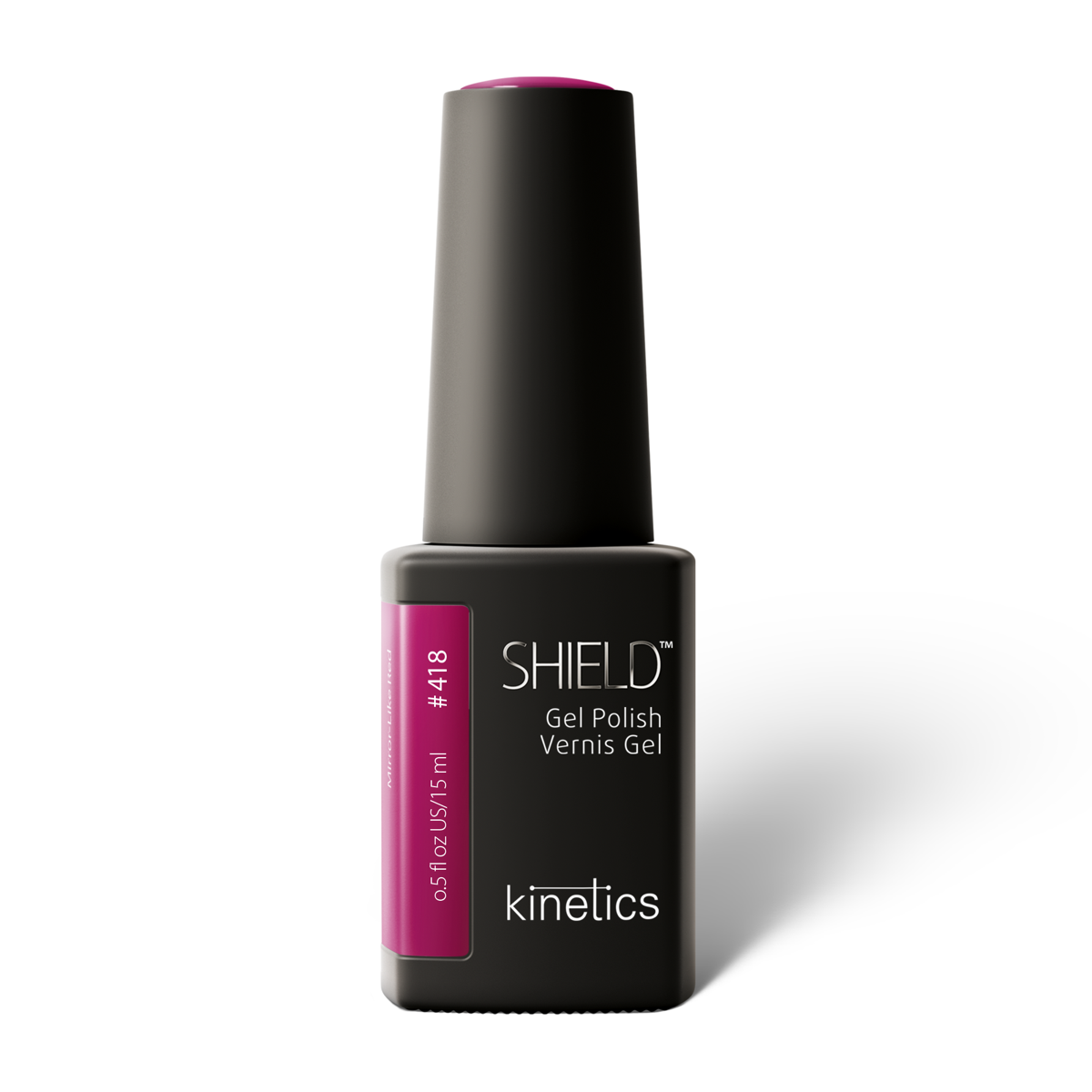 Kinetics Gel lak Shield #418 Mirrorlike Red 15ml