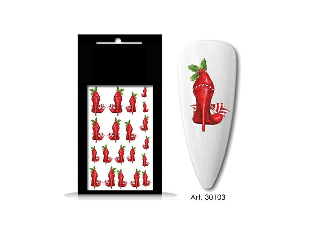 Levně BIO NAILS BIO-nails vodolepka 30103 vánoce
