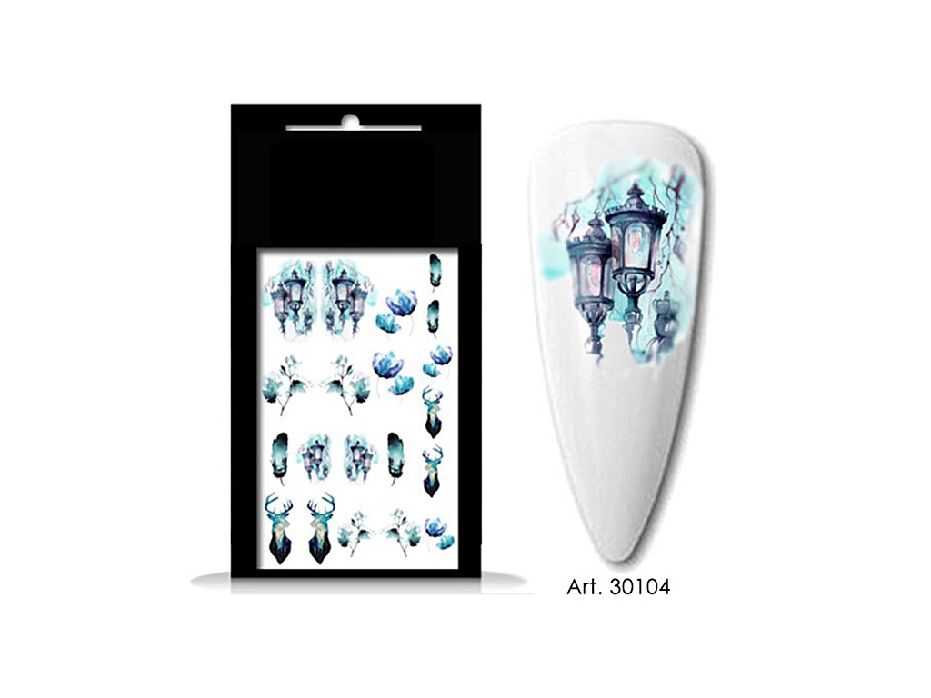 Levně BIO NAILS BIO-nails vodolepka 30104 zima