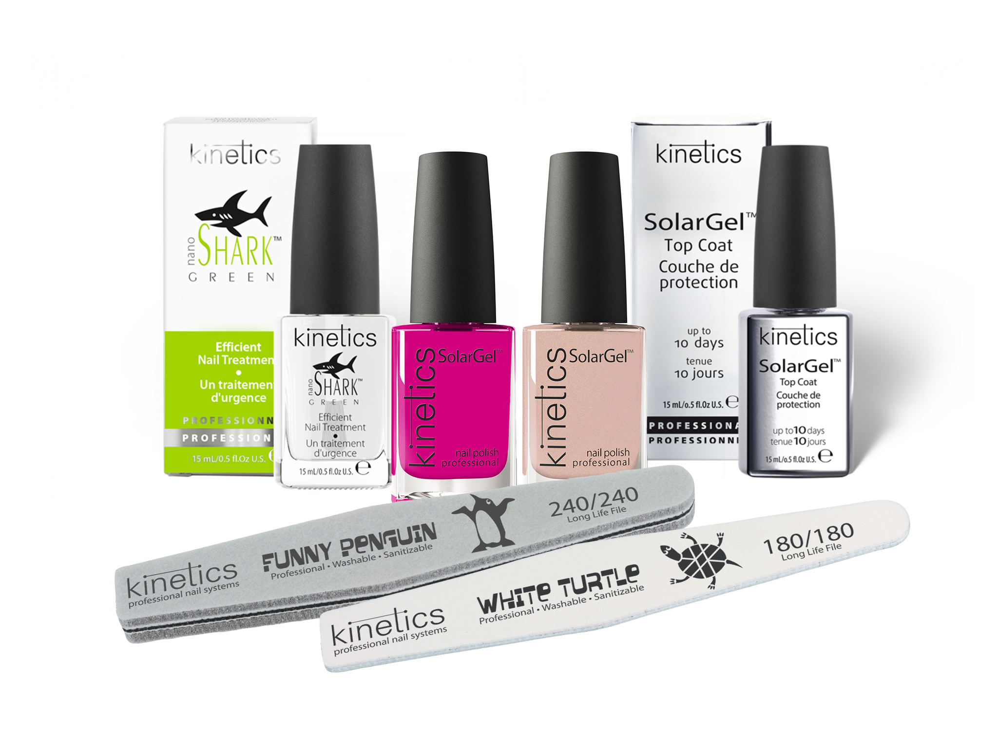 Levně BIO NAILS Sada na nehty SolarGel base&top hypoalergenní
