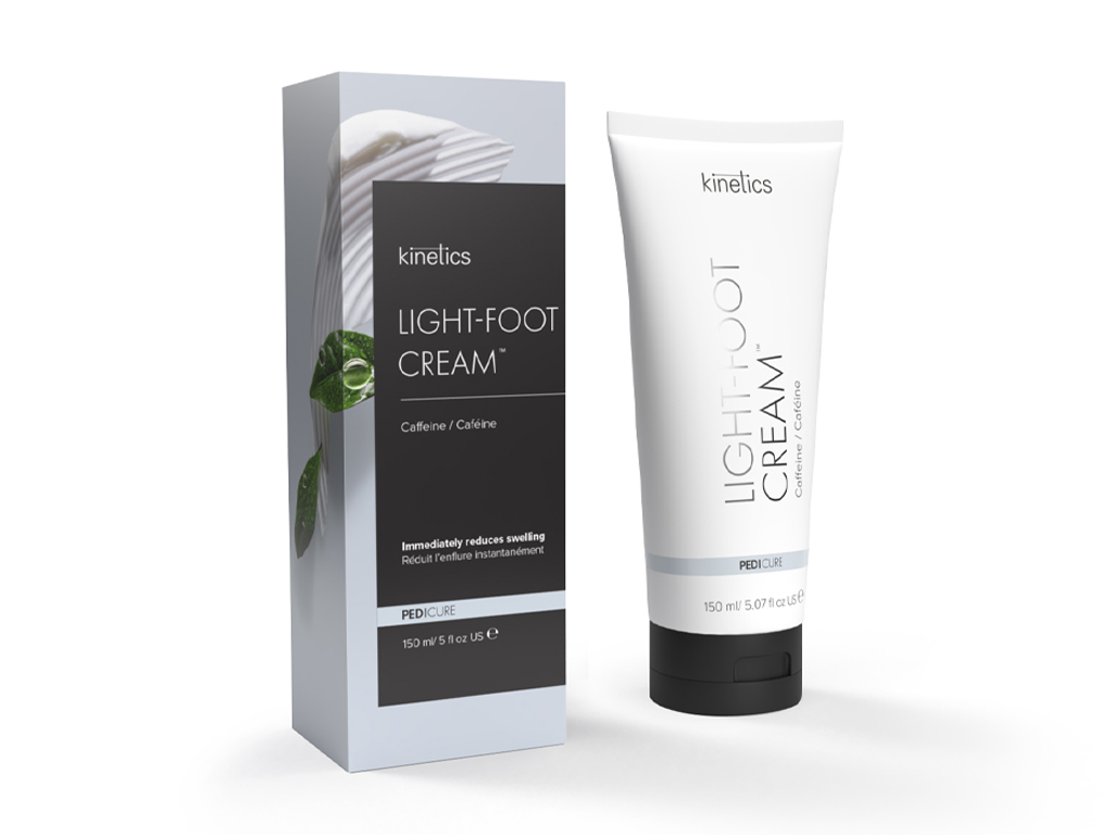 Levně Kinetics Pedikúra LIGHT-FOOT krém na otoky nohou 150 ml