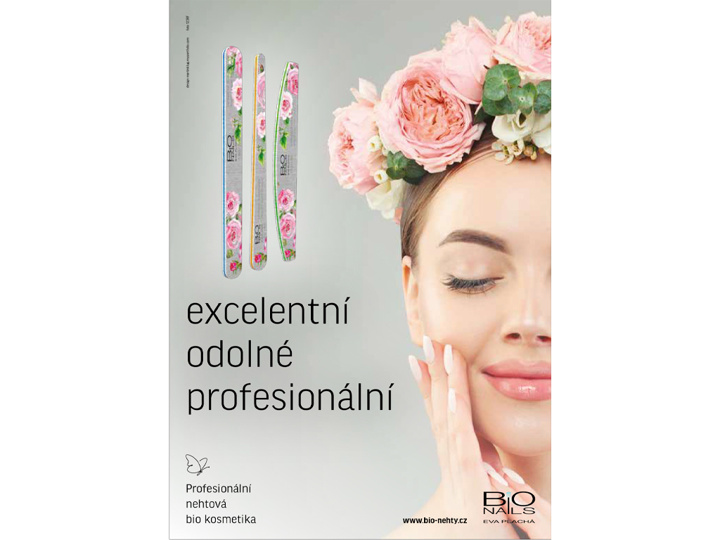 Levně BIO NAILS plakát A1 pilníky