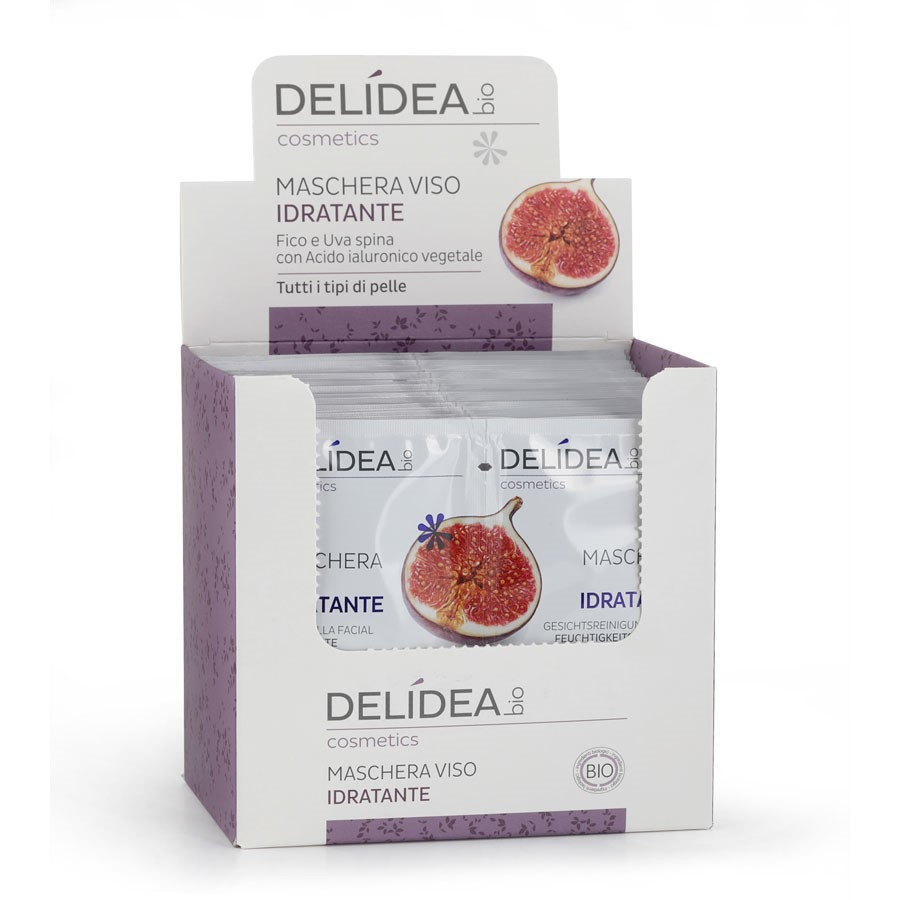 Levně Delidea Fík a angrešt bio hydratační maska na obličej 2 x 10 ml