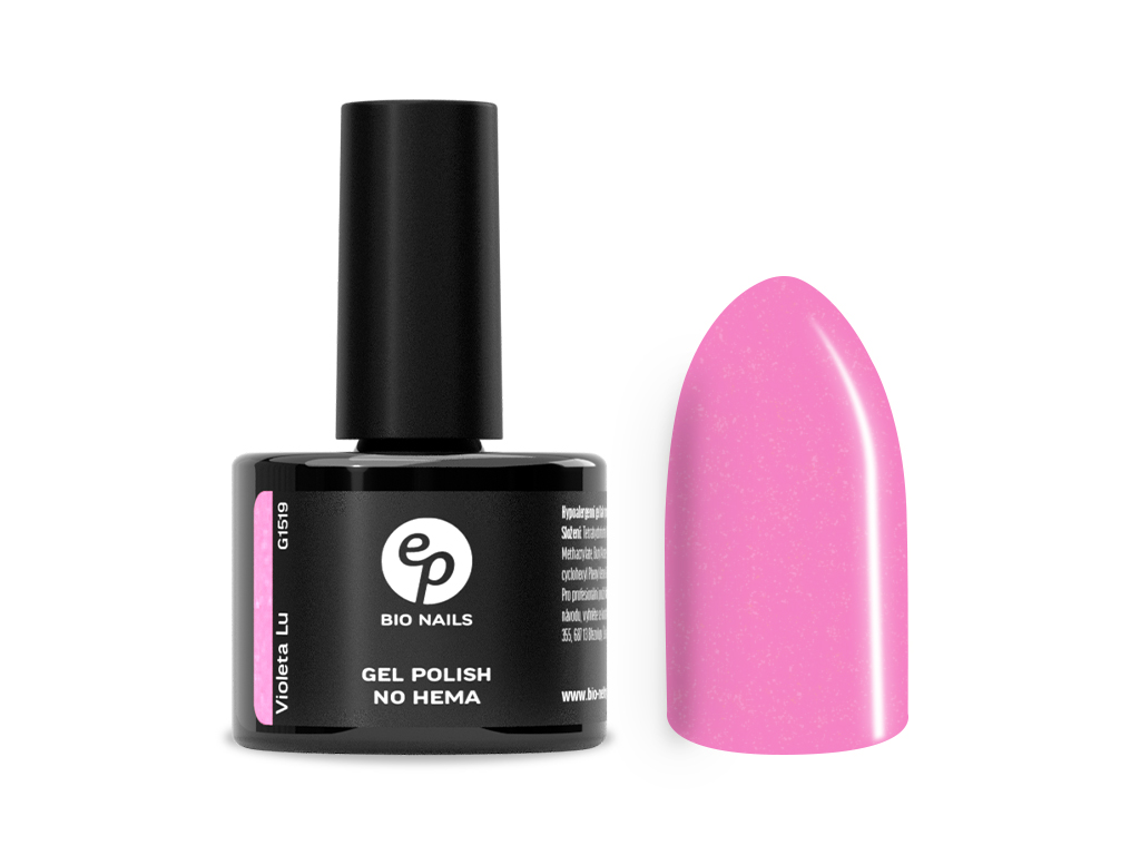 Gel lak Bio nails VIOLETA LU special effect no hema 8 ml