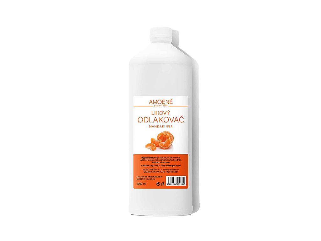 Levně Amoené Odlakovač lihový MANDARINKA 1000 ml
