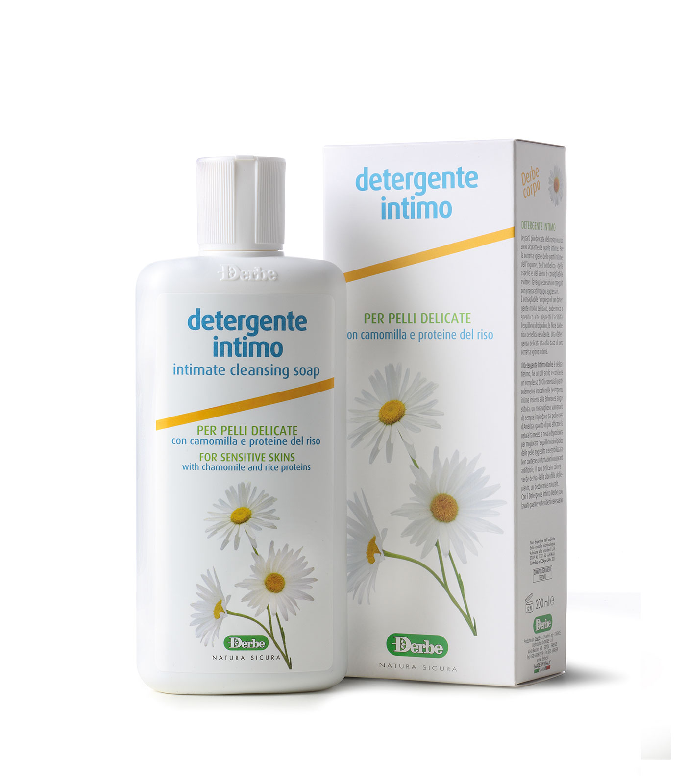 Levně Derbe tekuté mýdlo intimní 200 ml DETERGENTE INTIMO