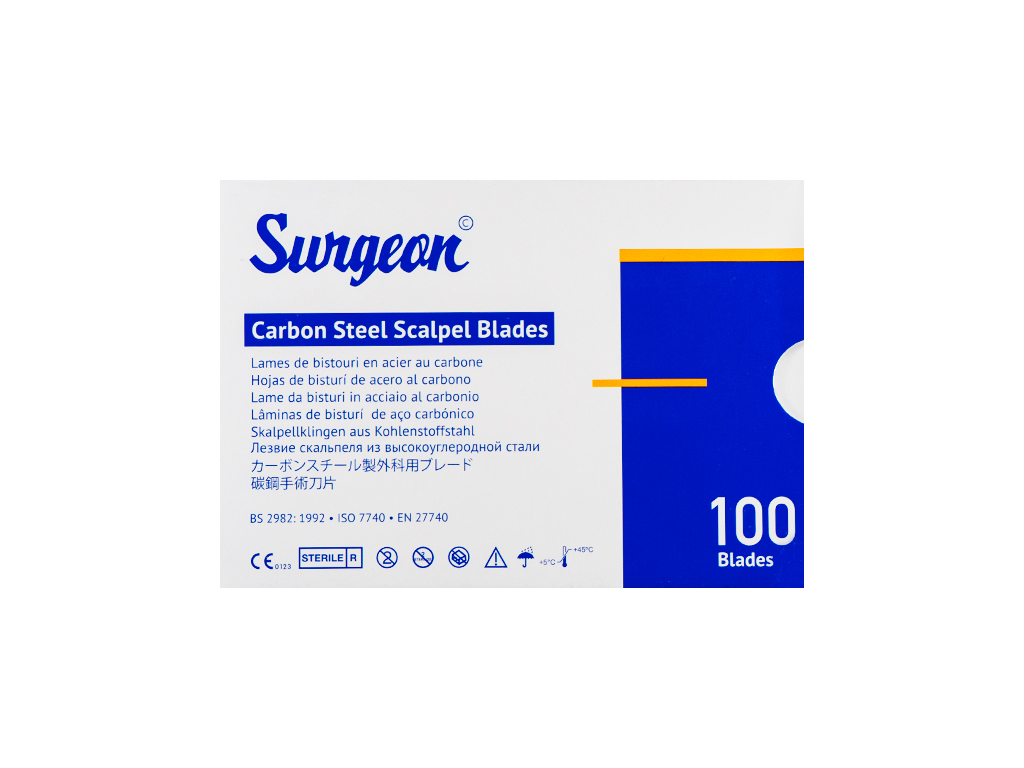 Levně BIO NAILS Čepelky SURGEON č. 10 Kusy: 100 ks