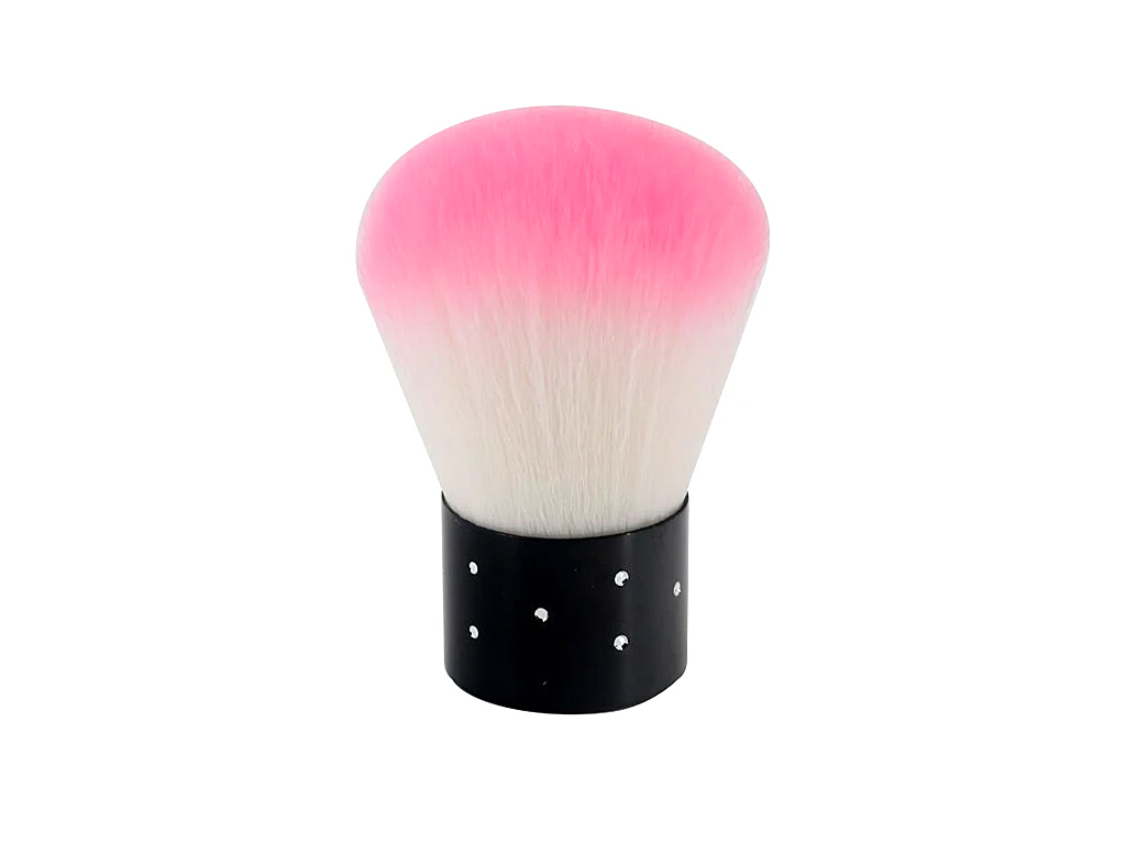 Levně BIO NAILS Štětec na oprašování nehtů růžový