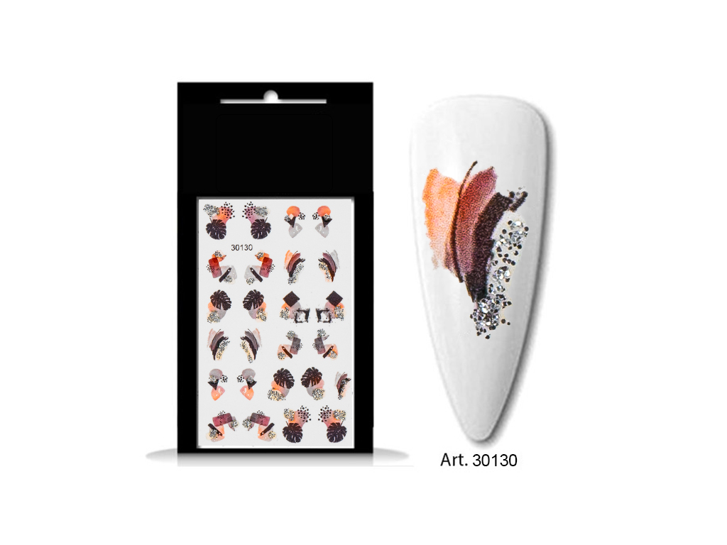 Levně BIO NAILS BIO-nails vodolepka 30130 ornamenty