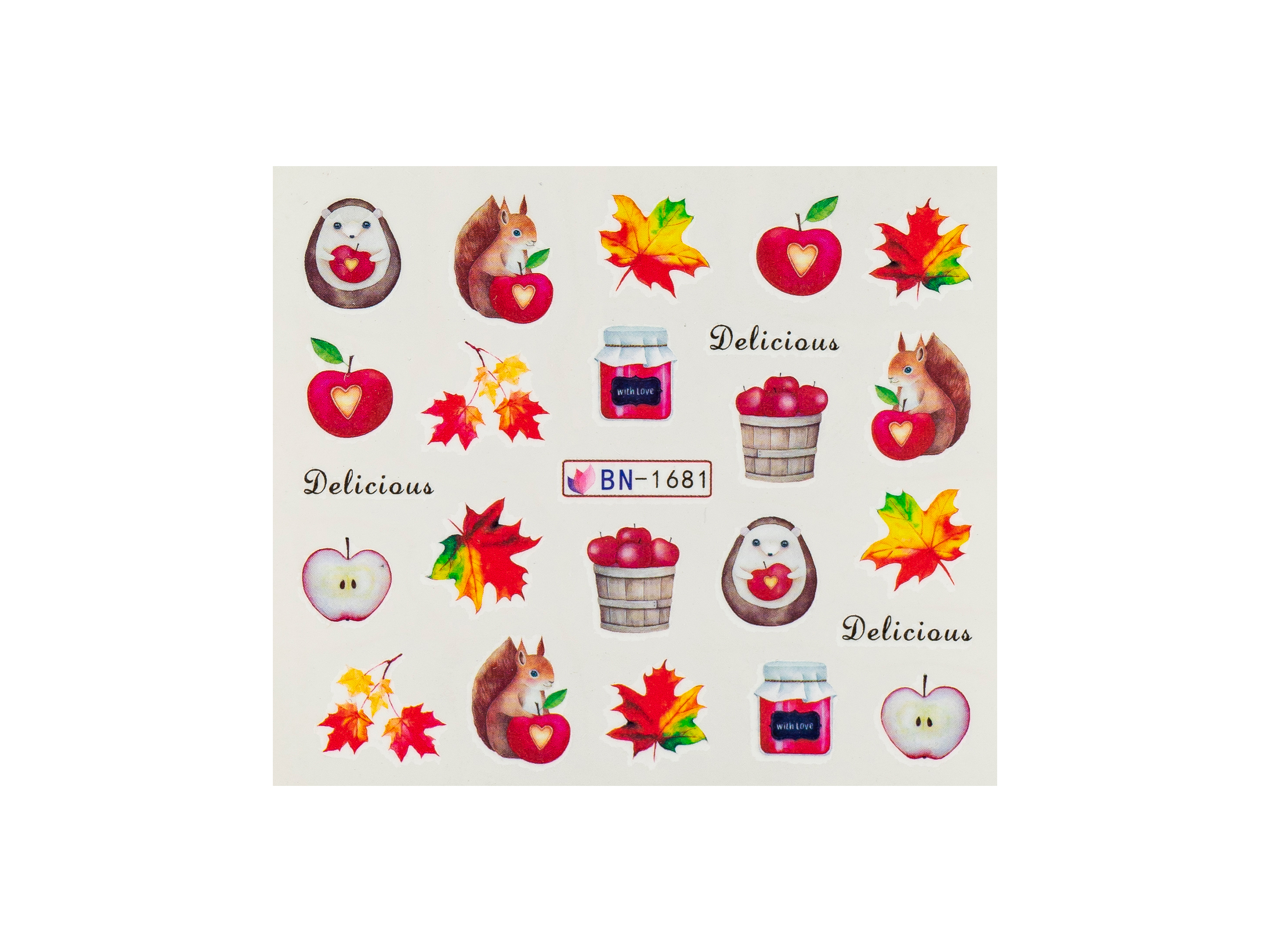 Levně BIO NAILS Vodolepka BN-1681 podzim