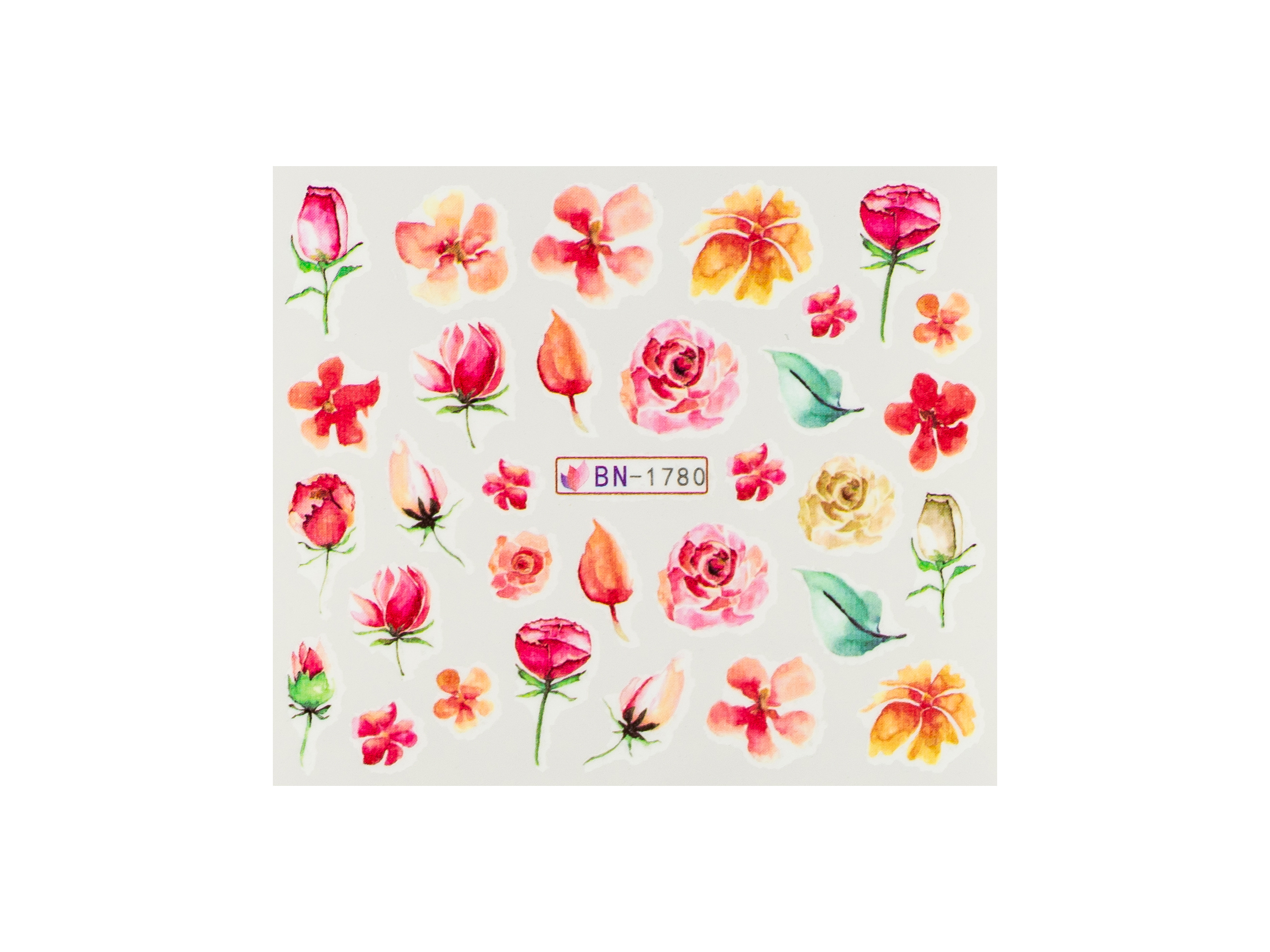 Levně BIO NAILS Vodolepka BN-1780 květy