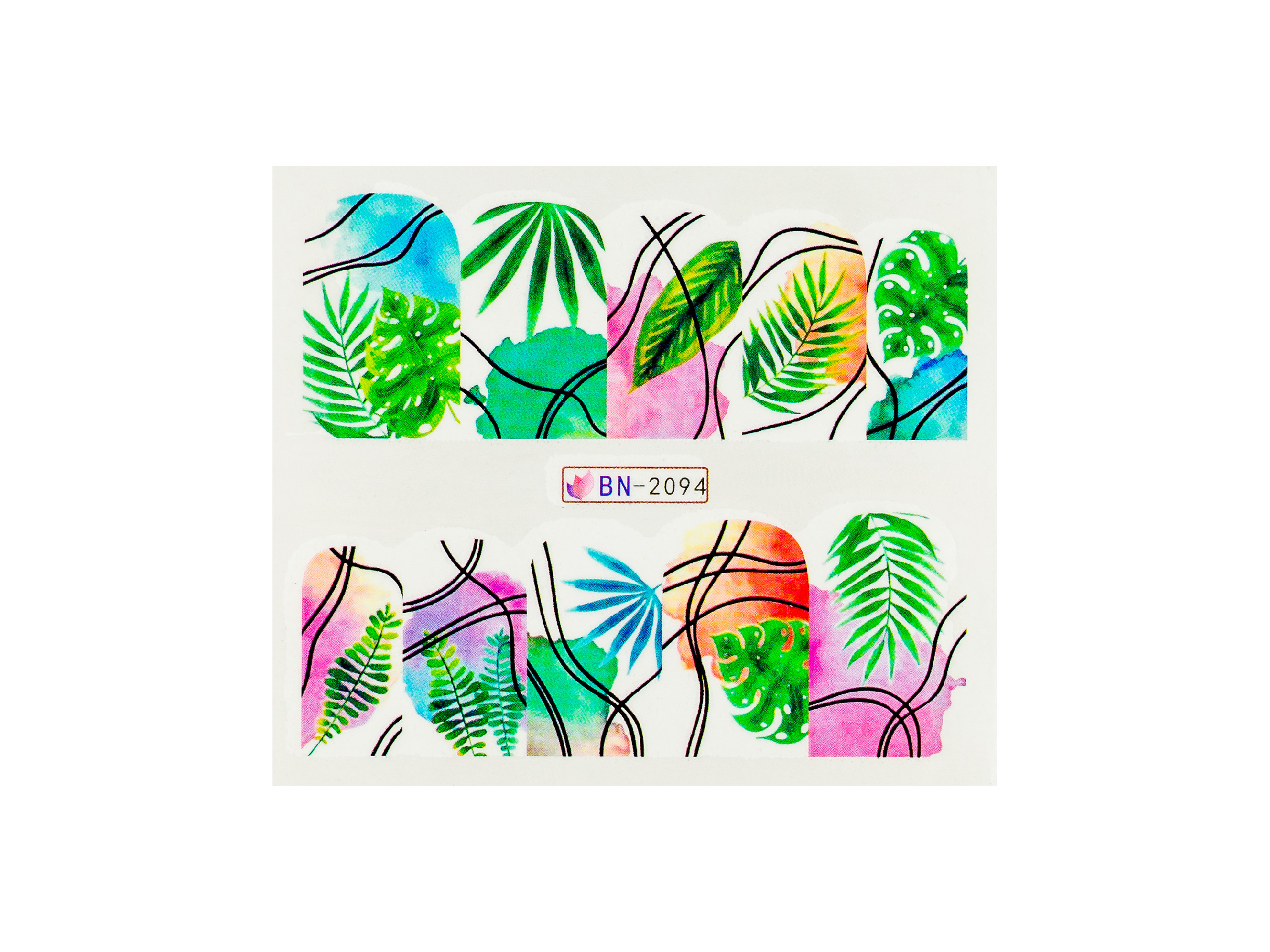Levně BIO NAILS Vodolepka BN-2094 kapradí