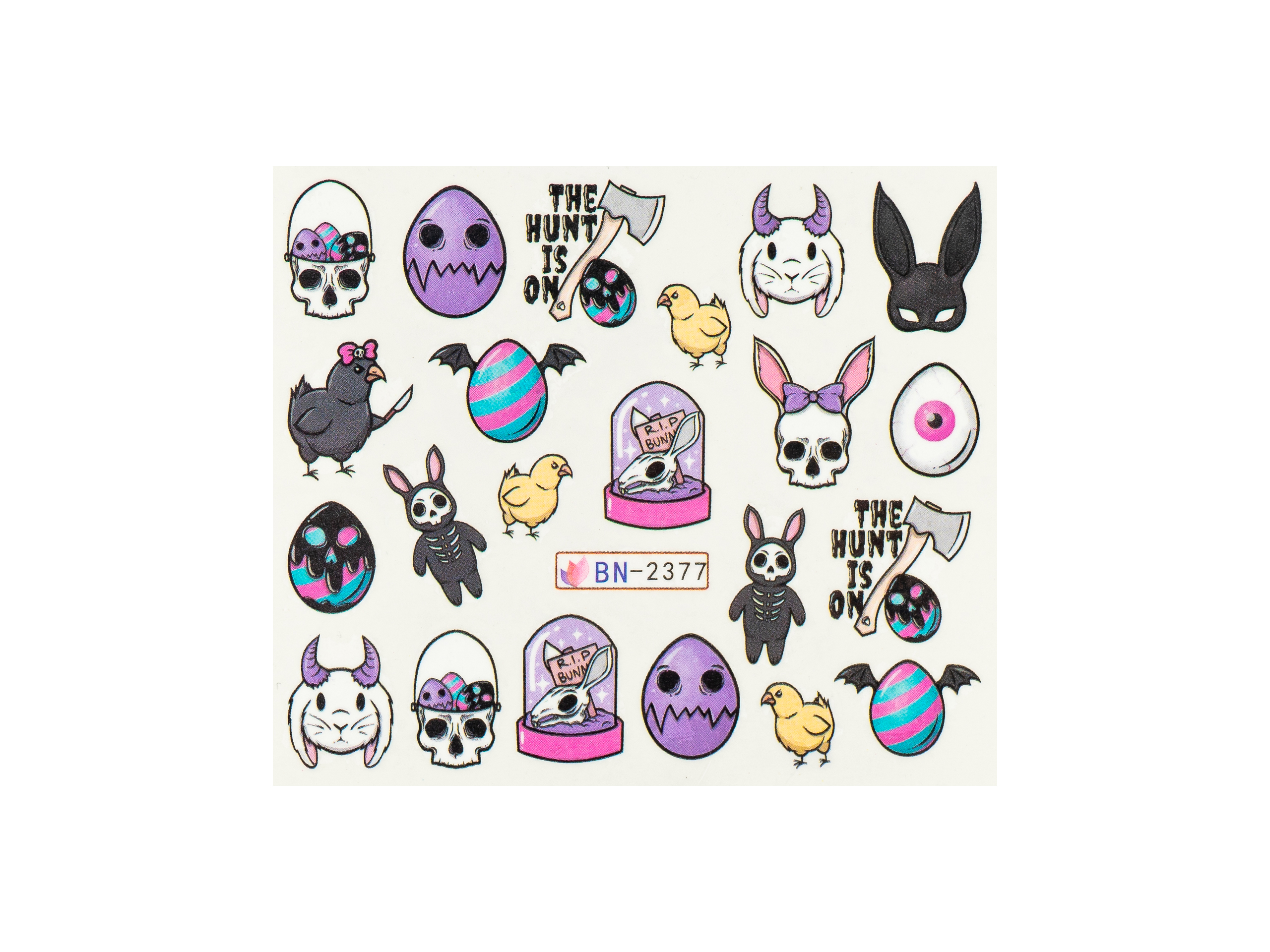 Levně BIO NAILS Vodolepka BN-2377 halloween