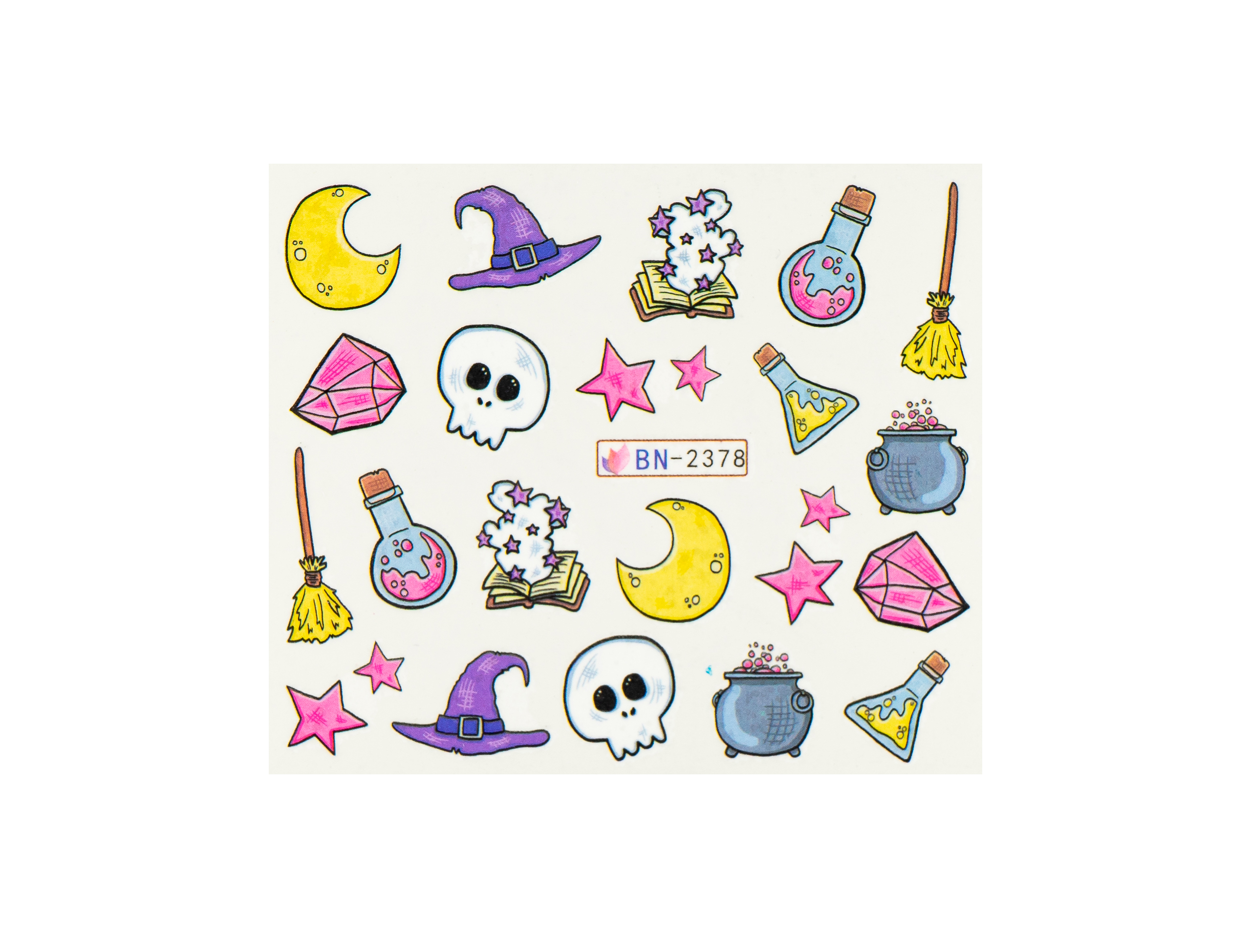 Levně BIO NAILS Vodolepka BN-2378 halloween