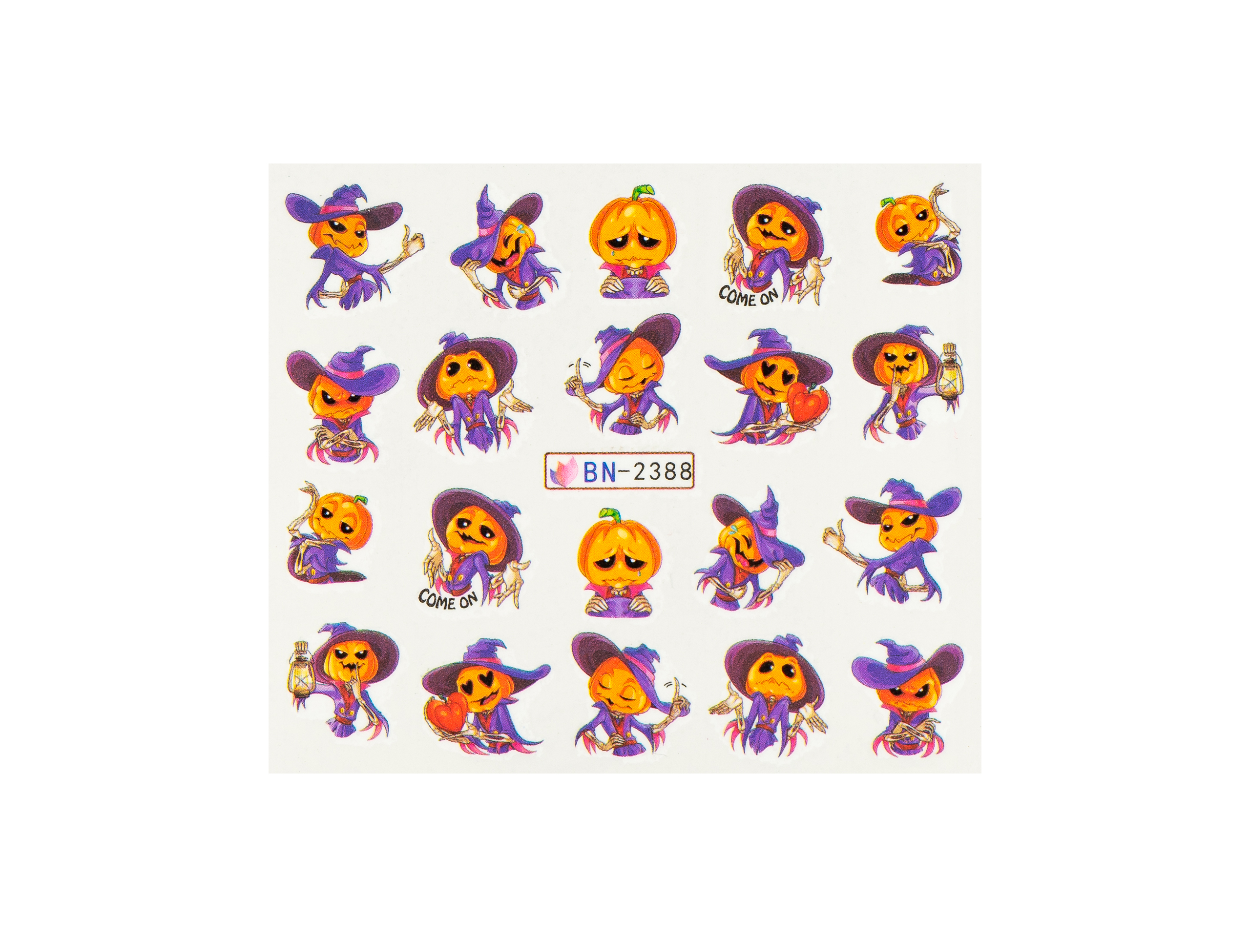 Levně BIO NAILS Vodolepka BN-2388 halloween