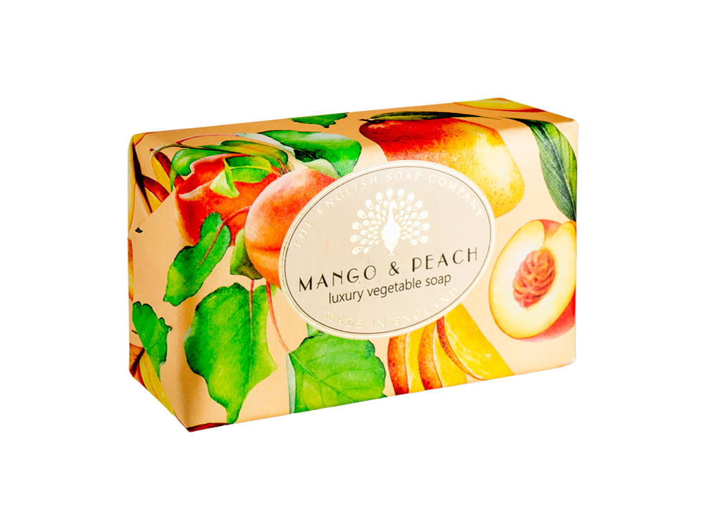 English Soap Company English Soap mýdlo 190 g Mango a broskev