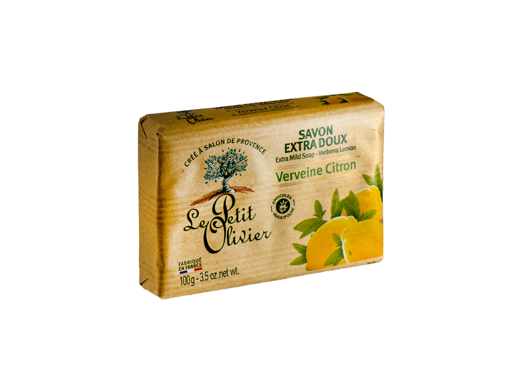 Levně Le Petit Olivier mýdlo 100 g Verbena a citron