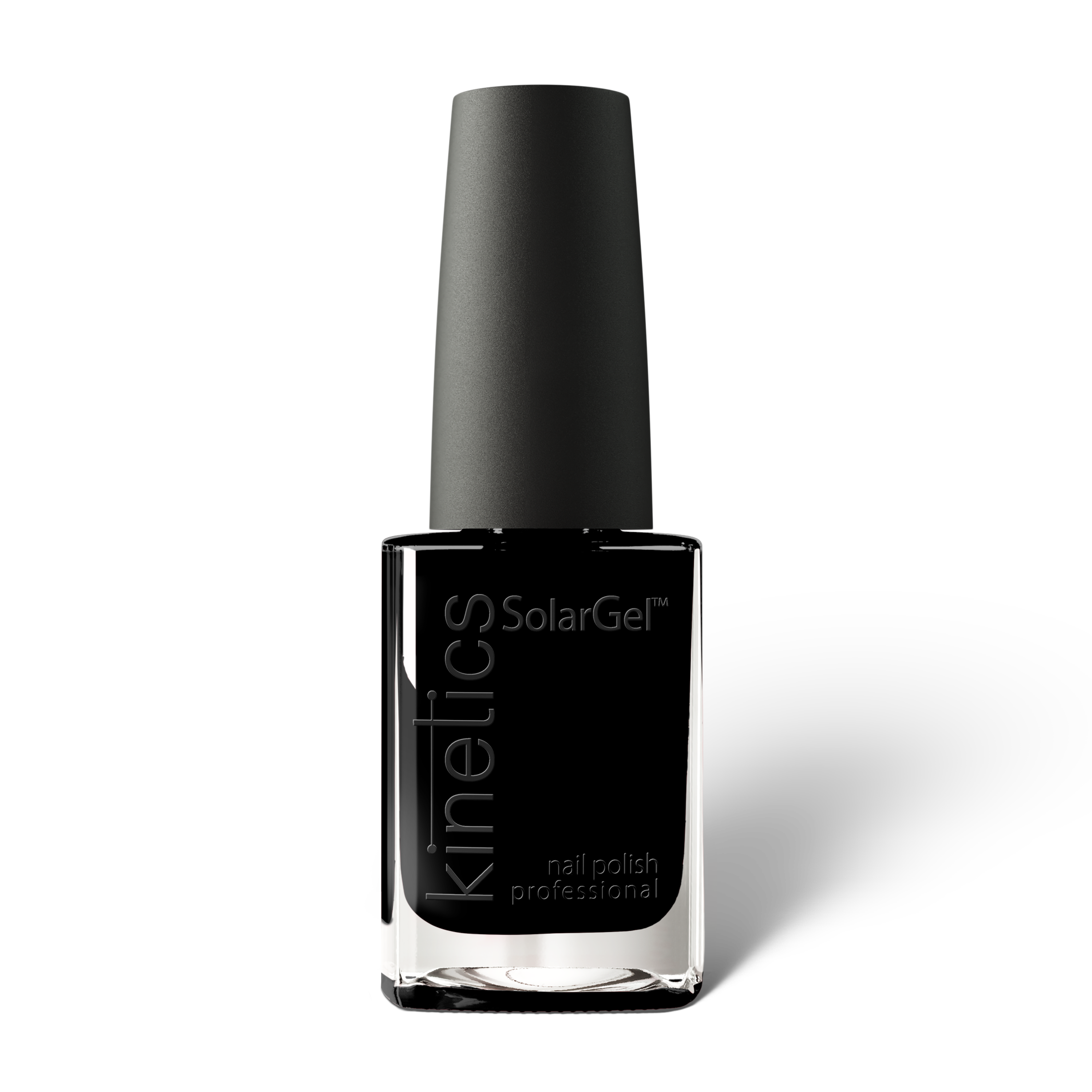 Levně Kinetics Lak na nehty Solargel #580 Black Hole 15 ml