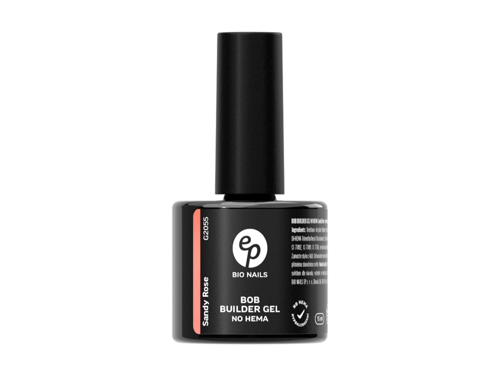 BIO NAILS BOB SANDY ROSE modelovací hypoalergenní gel Objemy: 15 ml